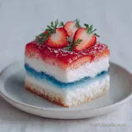 4th of July Mocktail with Coconut Milk