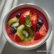 5Minute Fruit Smoothie Bowl: Creamy Baked