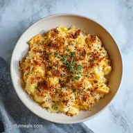 Air Fryer Mac and Cheese Ball with Crispy Panko