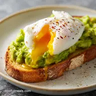 Avocado Toast With Poached Egg: 15 Min