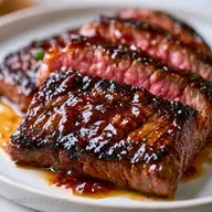 Bourbon Marinated Steak Recipe for 4