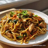 Chicken Chow Mein in 17 Minutes with Silky Noodles