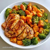 Chicken Sweet Potato Meal Prep for 4