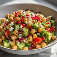 Chickpea Salad Ready in 15 Minutes | Best Vegetarian Recipe
