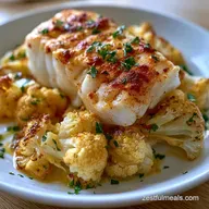 Cod with Cauliflower for 4 Servings