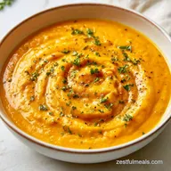 Curried Butternut Squash Soup: One-Pot
