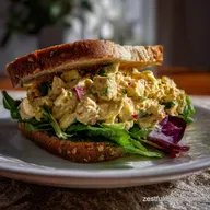 Easy Chicken Salad Sandwich: Creamy & Crunchy