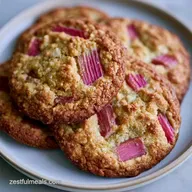 Easy Rhubarb Dessert Cookies in 35 Min