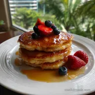 Fluffy Pancakes From Scratch with Velvety Centers
