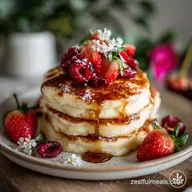 fluffy pancakes recipe Ready in 25 Minutes