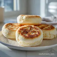 Homemade English Muffins: Fluffy and Buttermilk-Enriched