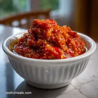 Red Pepper Paste: Slow Reduction for Deep Sweetness
