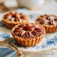 Mini Pecan Pies with Maple: 55 Min