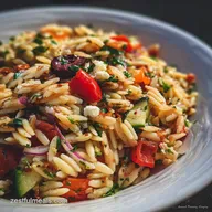 Mediterranean Orzo Pasta Salad in 23 Minutes