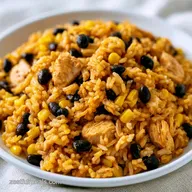 Mexican Chicken Rice Casserole for 8