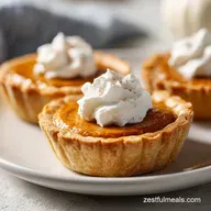 Mini Pumpkin Pies: Velvety and Crispy