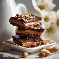 No Bake Chocolate Peanut Butter Bars - No-Bake Method