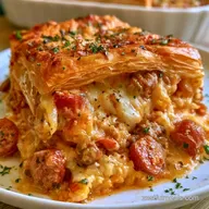 Phyllo Dough Breakfast Casserole: Crispy