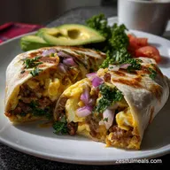 Quick Breakfast Burritos: Toasted & Savory Fillings