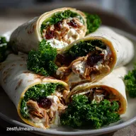 Quick Lunch Wraps: Sizzled Chicken & Crisp Veggies
