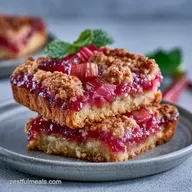 Rhubarb Jam Bar Cookies in 45 Minutes