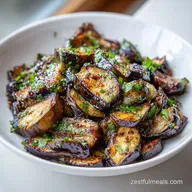 Spanish Roasted Garlic Eggplant for 4 Servings
