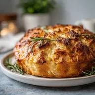 Rosemary Roasted Garlic Artisan Bread for 12