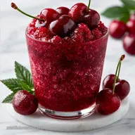 Sweet Cherry Slushie Recipe in 10 Minutes