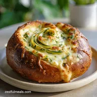 Swirled Garlic Herb and Cheese Bread: Savory and Crisp