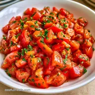 Fresh Tomato Bell Pepper Salsa in 20 Minutes