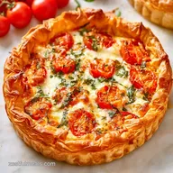 Tomato Cheese Phyllo Tart in 45 Minutes