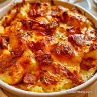 Twice Baked Potato Casserole: Make-Ahead