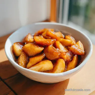 Air Fryer Cinnamon Apples: A Healthy Treat in 15 Minutes Recipe Card