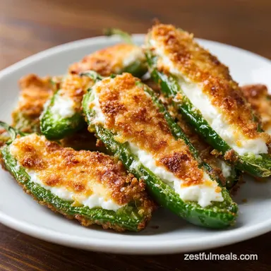Air Fryer Jalapeno Poppers: Crispy
