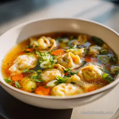 Wonton Soup Recipe with Silky Dumplings in 30 Minutes