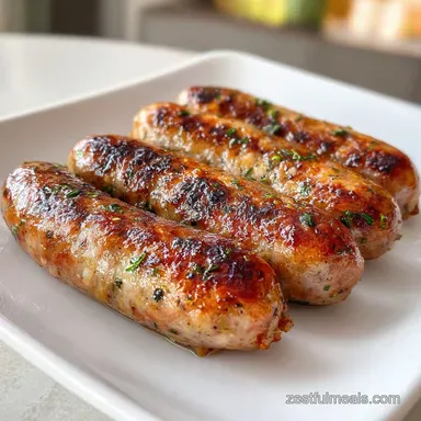 Beef Italian Sausage: Savory Fennel Flavor