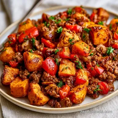 Beef Sweet Potato Skillet in 35 Minutes