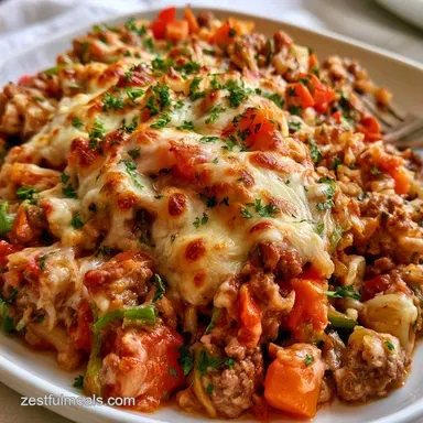 Beef Vegetable Casserole for 8 Servings