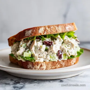 Chicken Salad Sandwich: Ready in 15 Minutes Recipe Card