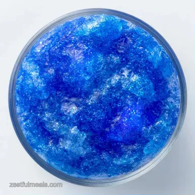 Blue Raspberry Slushie in 5 Minutes Recipe Card