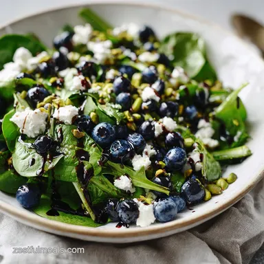 Blueberry Pistachio Spring Salad 2: 20m