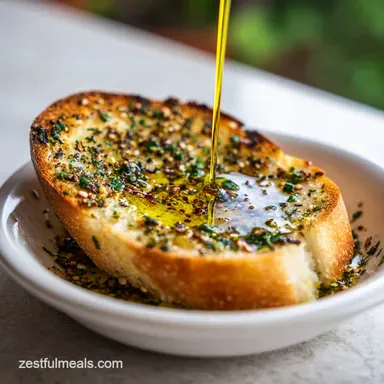 Bread Dipping Oil Recipe in 5 Minutes Recipe Card