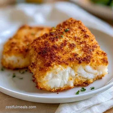 Breaded Pan Fried Cod in 20 Minutes Recipe Card