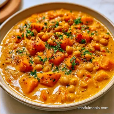 Butternut Squash Chickpea Curry One-Pot