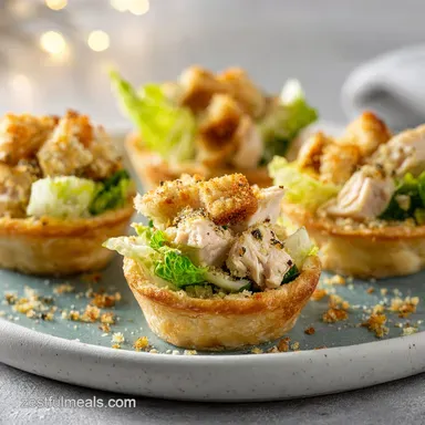 Caesar Salad Cups in 27 Minutes