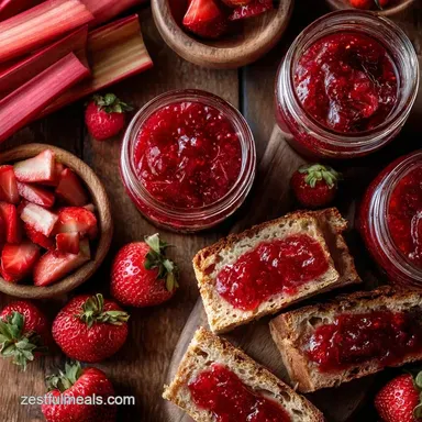 6 Easy Strawberry Rhubarb Jam Recipes for Canning