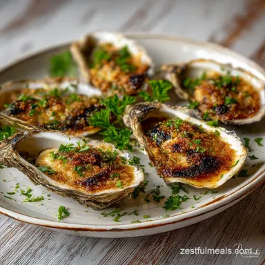 Char Grilled Oysters Ready in 25 Minutes | Oyster Recipe Recipe Card