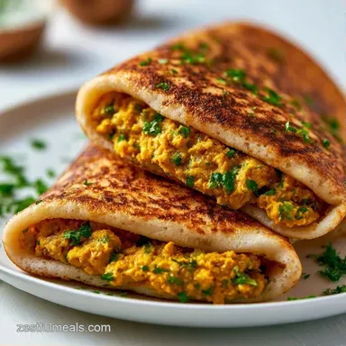 Crispy Chicken Keema Dosa in 40 Minutes Recipe Card
