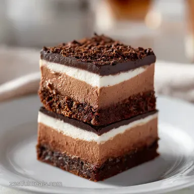 Chocolate Mousse Brownies Recipe for 16 Servings