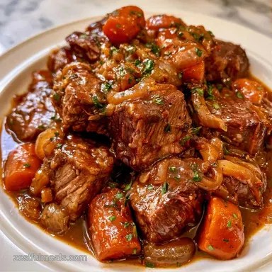 Chuck Roast with Onion Soup Mix for 8 Recipe Card